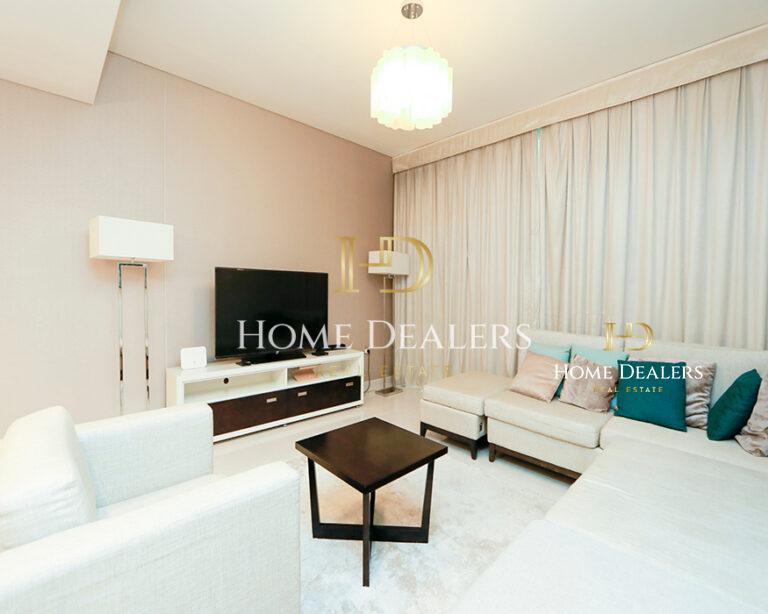 Deluxe 1BR Fully Furnished | Balcony | Lusail